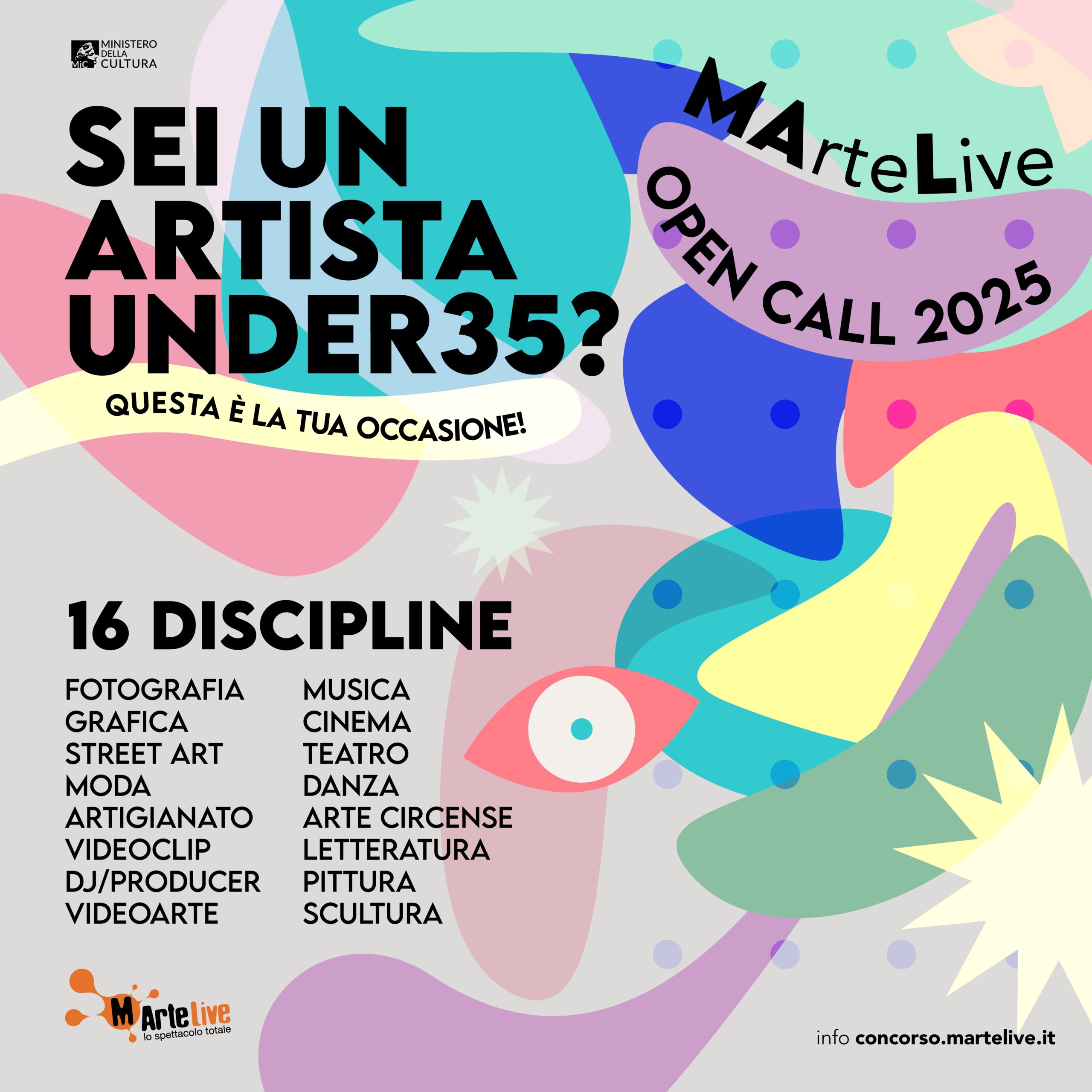 MArteLive. Call for artists 2025 
