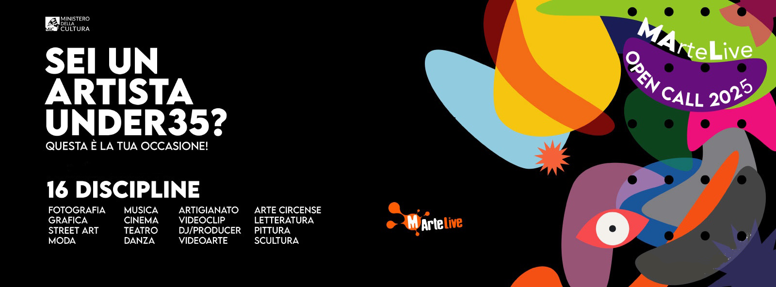 MArteLive. Call for artists 2025 
