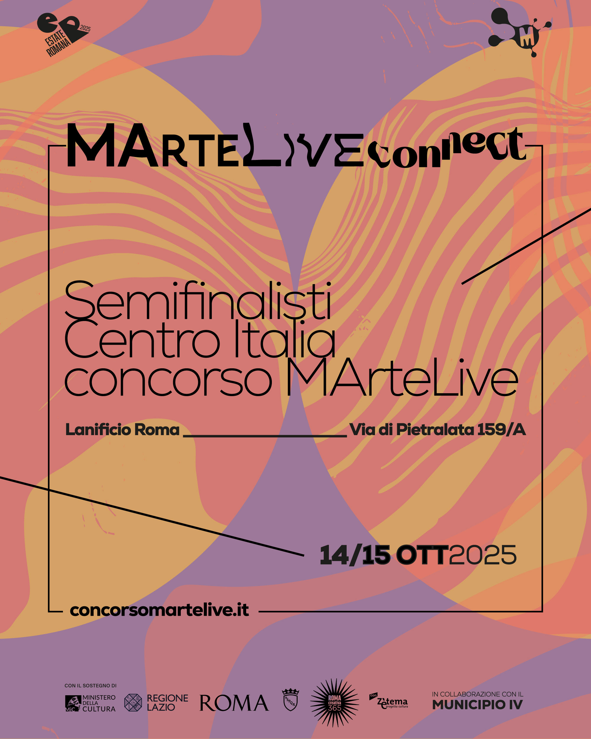 Annunciatə i/le semifinalistə del Concorso MArteLive 2025
